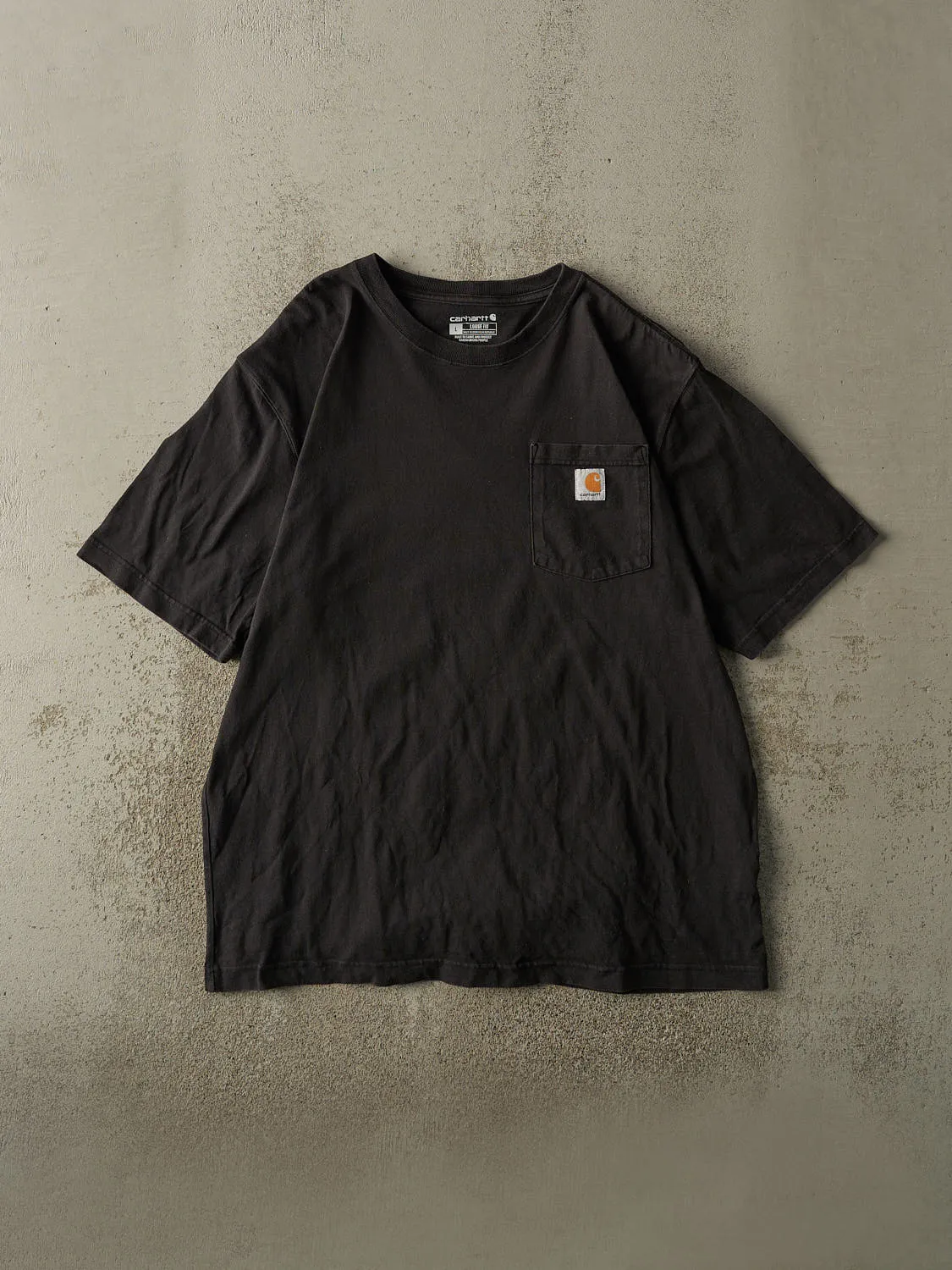 Vintage Y2K Black Carhartt Pocket Tee (XL) sold by Rebalance Vintage