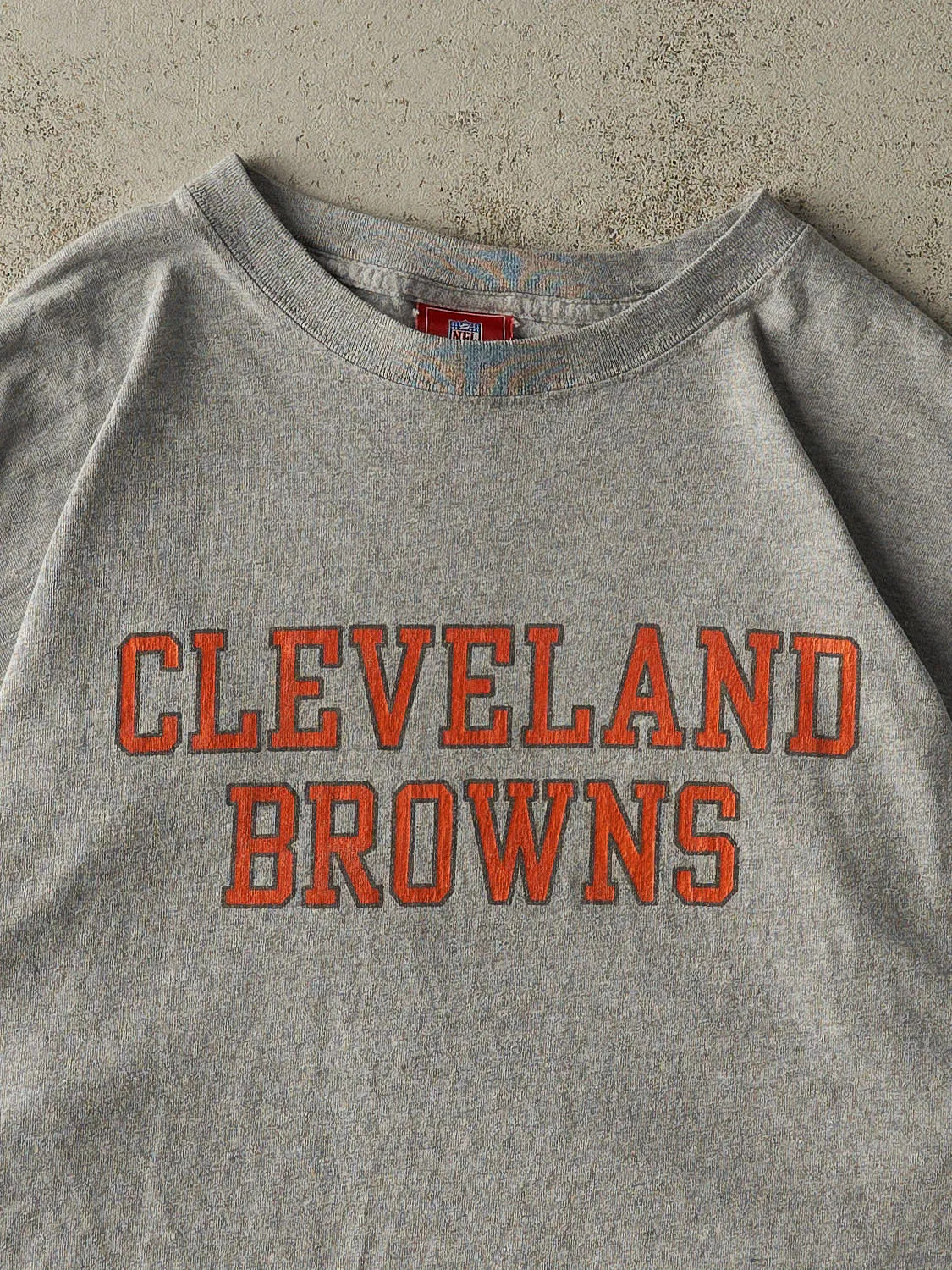Vintage 90s Grey Cleveland Browns Tee (L/XL) sold by Rebalance Vintage product image thumbnail 2
