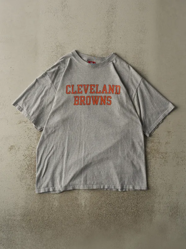 Vintage 90s Grey Cleveland Browns Tee (L/XL) sold by Rebalance Vintage