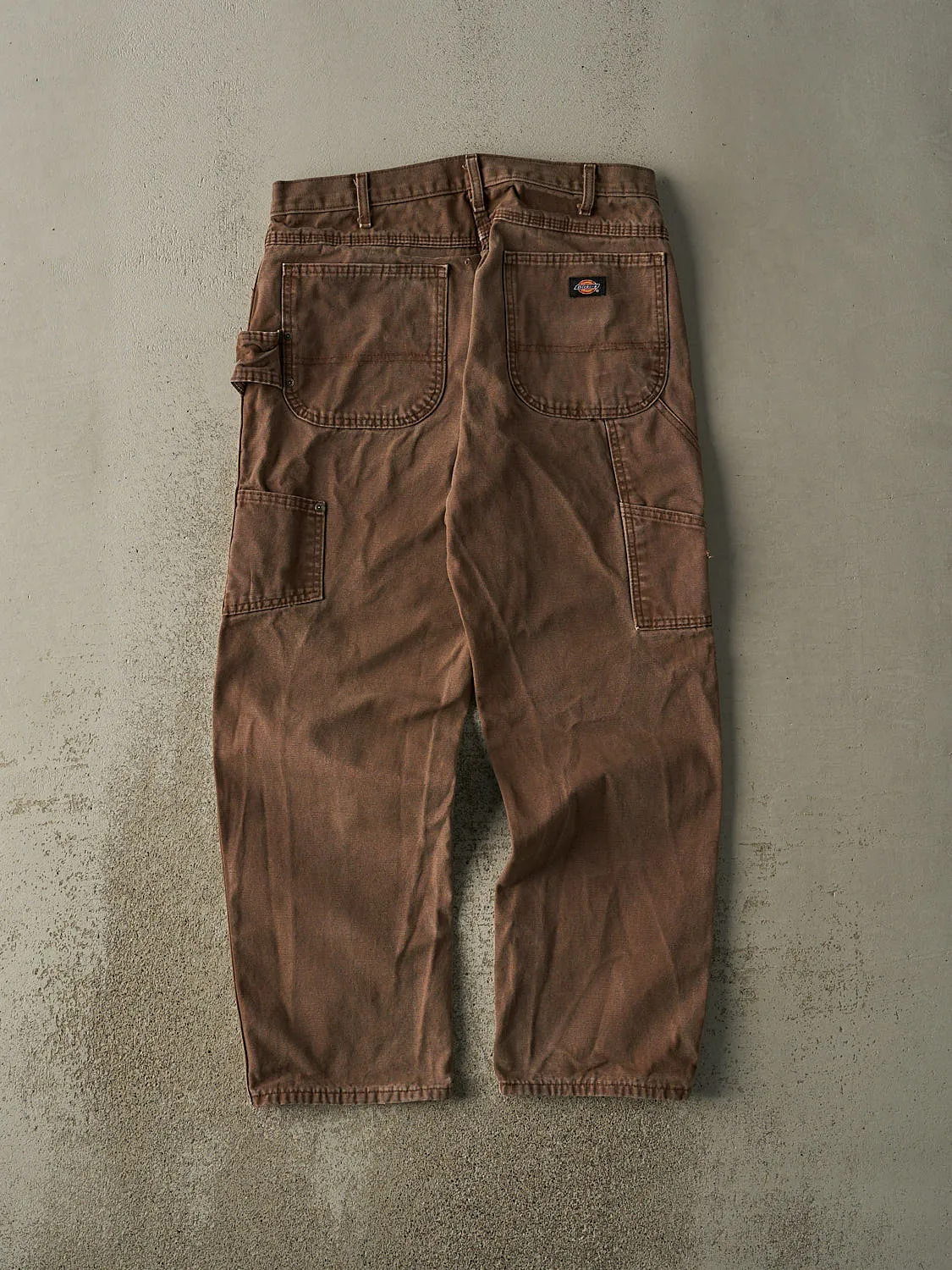 Vintage 90s Brown Dickies Carpenter Pants (34x30) sold by Rebalance Vintage product image thumbnail 3