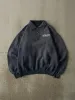 Vintage 90s Sun Faded Navy Brooks Embroidered Quarter Button Sweater (M) sold by Rebalance Vintage
