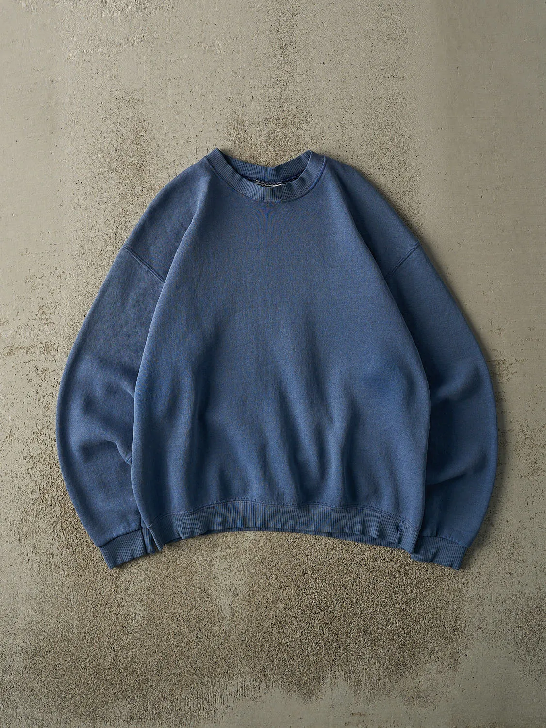 Vintage 90s Blue Blank Crewneck (M/L) sold by Rebalance Vintage