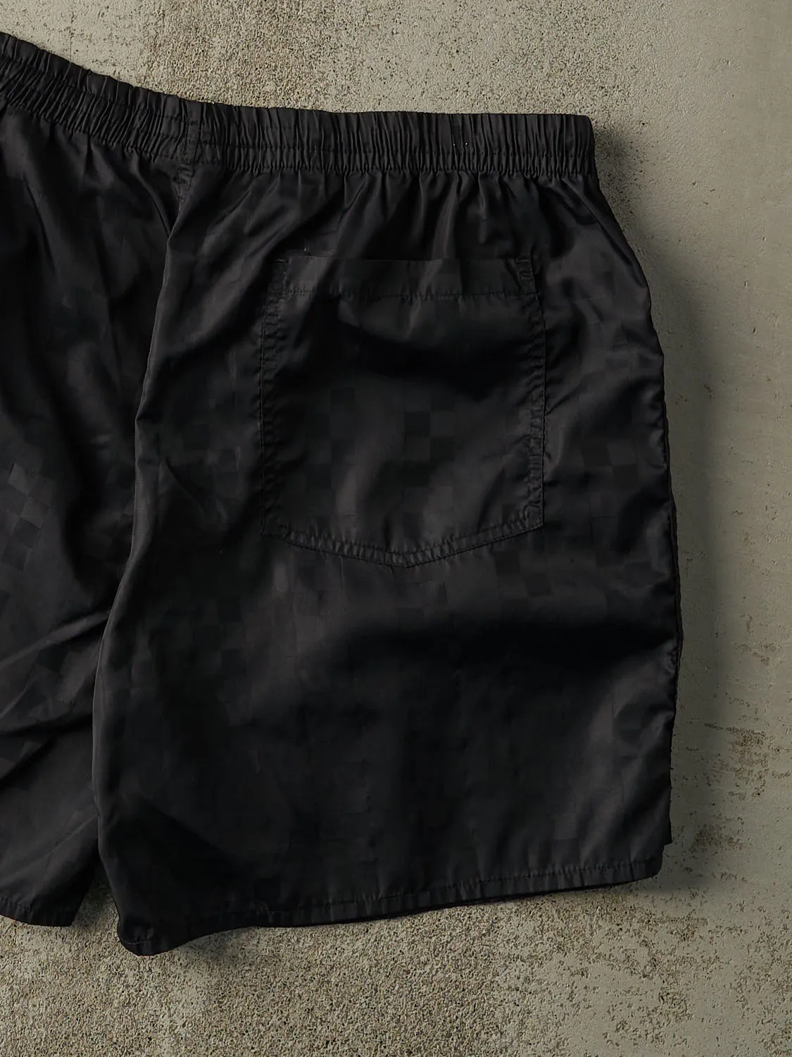 Vintage 90s Black Umbro Patterned Track Shorts (36x6.5) sold by Rebalance Vintage product image thumbnail 5