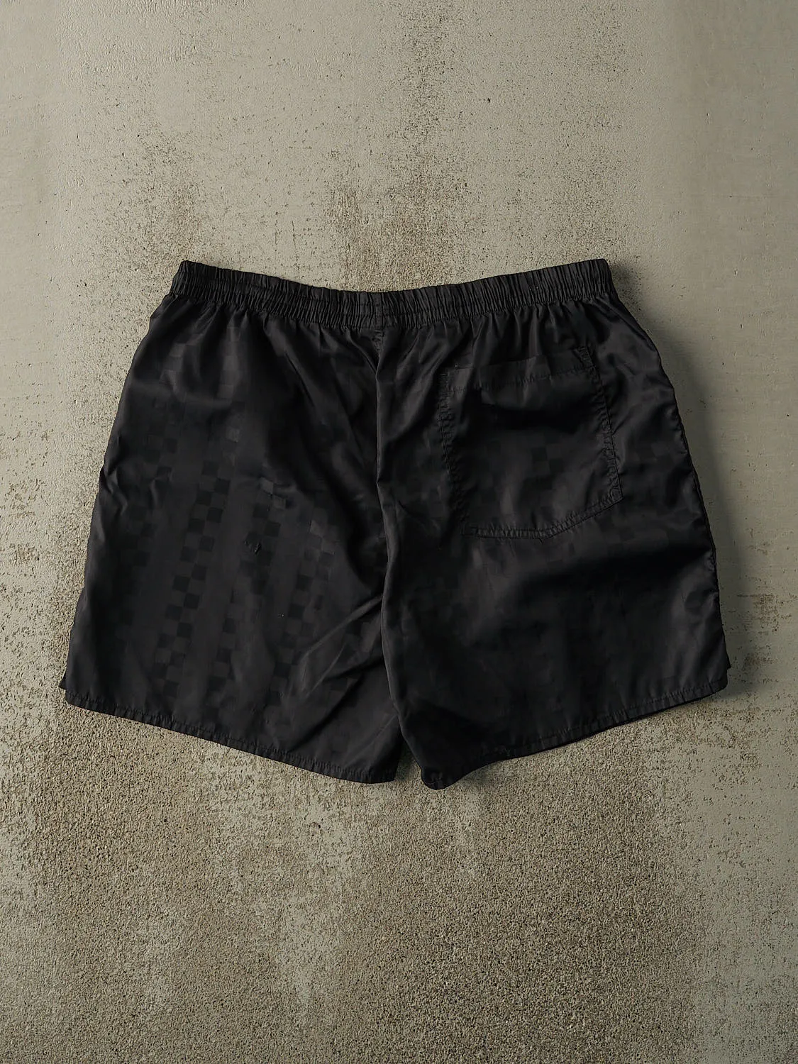 Vintage 90s Black Umbro Patterned Track Shorts (36x6.5) sold by Rebalance Vintage product image thumbnail 3