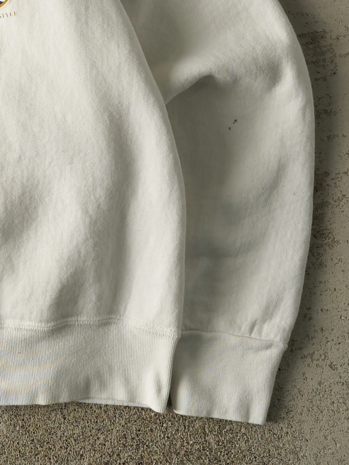 Vintage 00' White New York City New Years Crewneck (L/XL) sold by Rebalance Vintage product image thumbnail 3