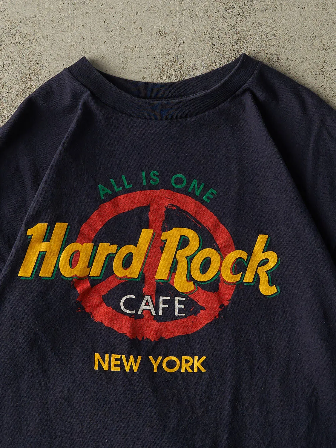 Vintage 90s Navy Blue Hard Rock Cafe New York Tee (L/XL) sold by Rebalance Vintage product image thumbnail 2