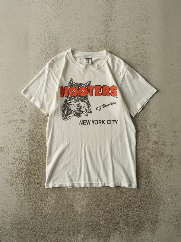 Vintage Y2K White Hooters New York City Tee (XS/S) sold by Rebalance Vintage