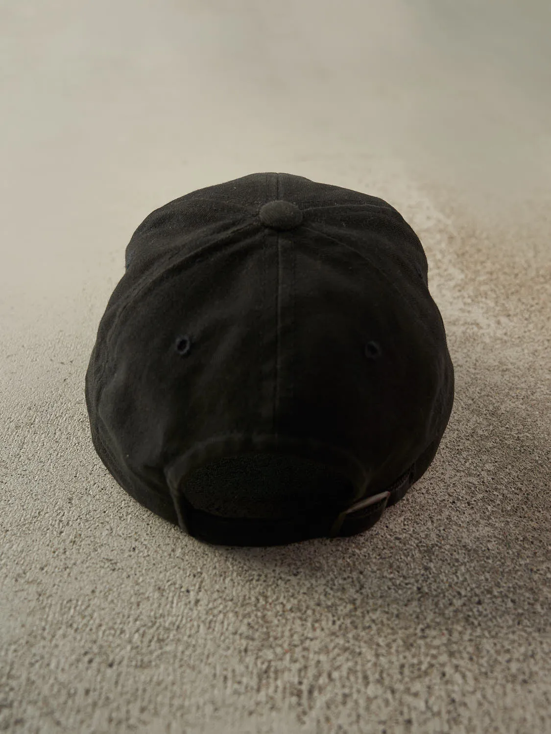 Vintage Y2K Faded Black New York Jets Embroidered Strapback Hat sold by Rebalance Vintage product image thumbnail 3