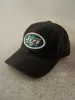 Vintage Y2K Faded Black New York Jets Embroidered Strapback Hat sold by Rebalance Vintage
