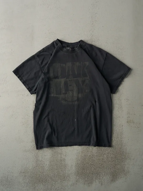 Vintage 90s Faded Black Oakley Tee (M) sold by Rebalance Vintage