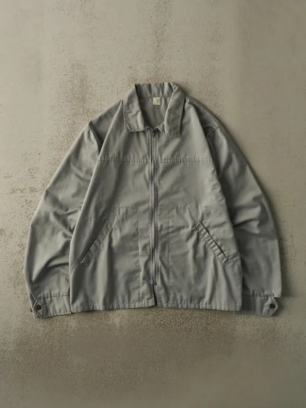 Vintage 80s Grey Work Jacket (L/XL) sold by Rebalance Vintage