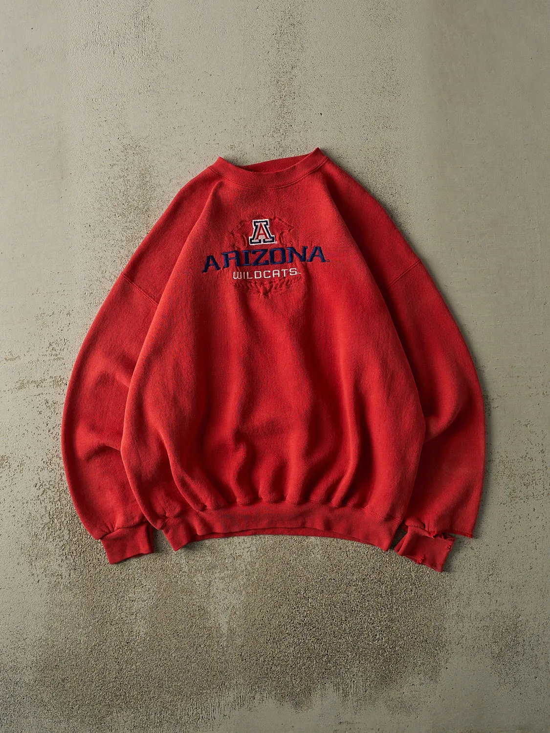 Vintage 90s Red University of Arizona Wildcats Crewneck (L/XL) sold by Rebalance Vintage