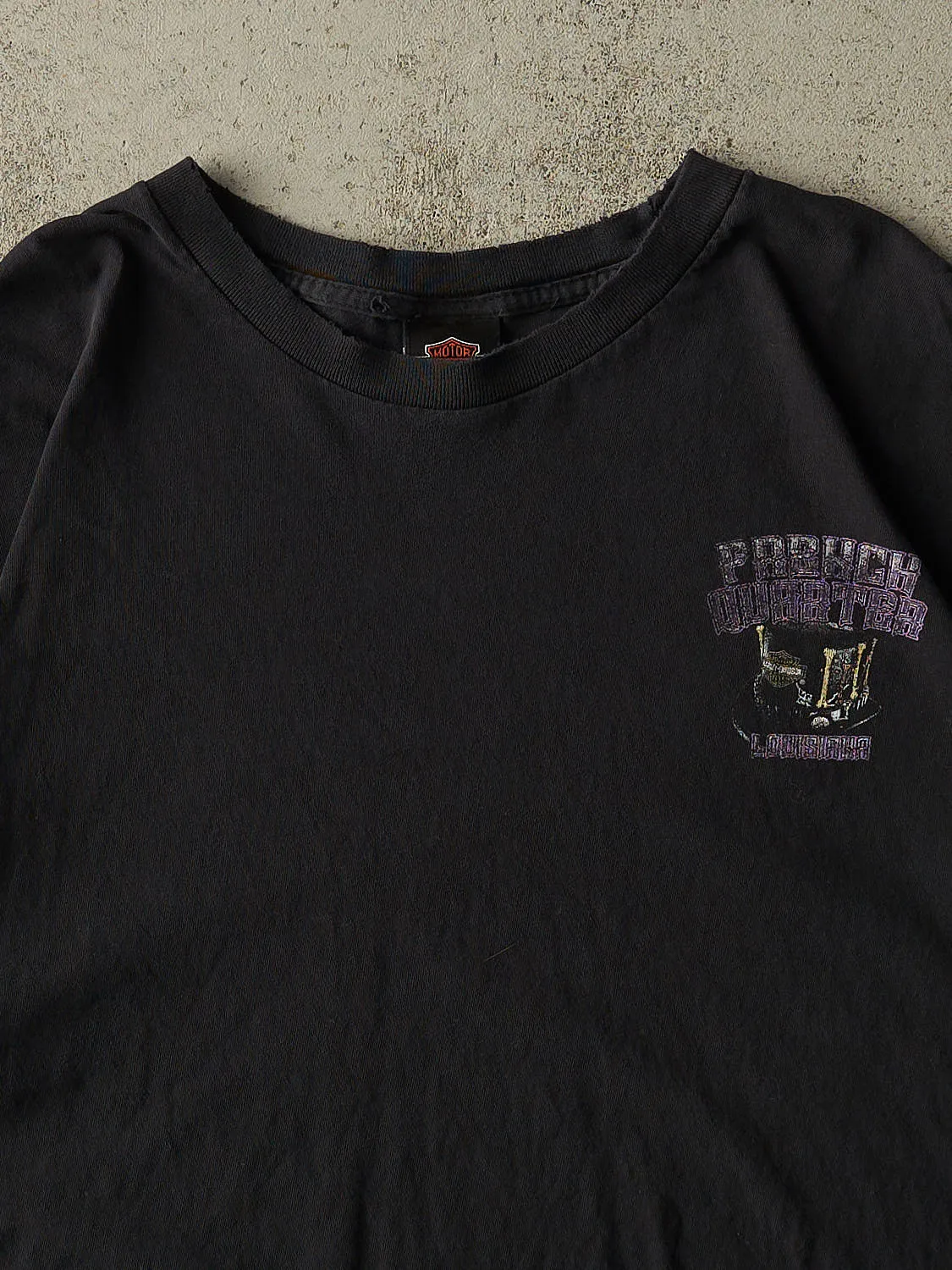 Vintage Y2K Faded Black Louisiana Harley Davidson Tee (XL/XXL) sold by Rebalance Vintage product image thumbnail 3