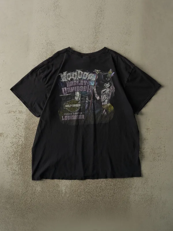 Vintage Y2K Faded Black Louisiana Harley Davidson Tee (XL/XXL) sold by Rebalance Vintage