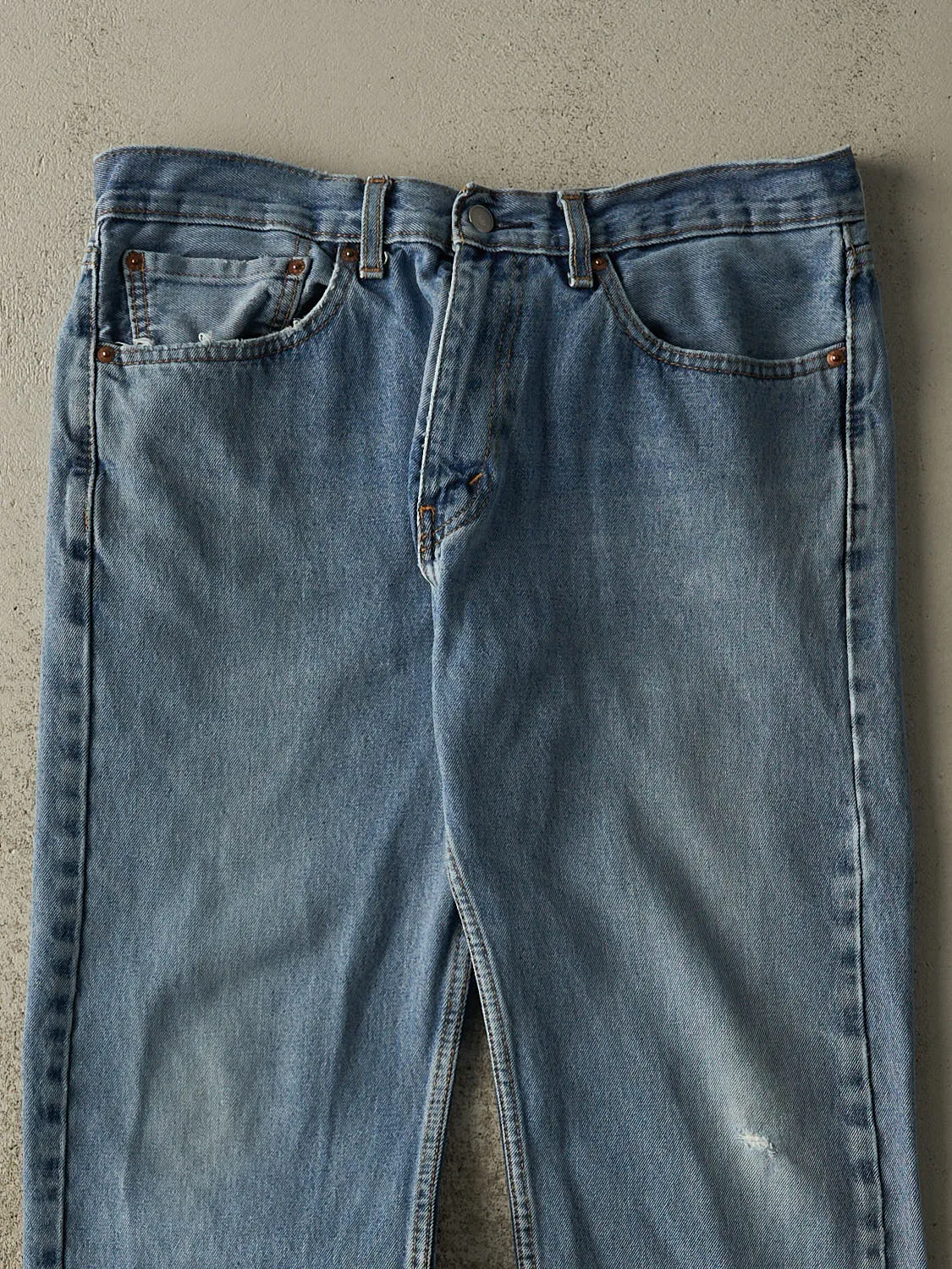 Vintage Y2K Mid Wash Levi's 505 Jeans (35.5x29) sold by Rebalance Vintage product image thumbnail 3