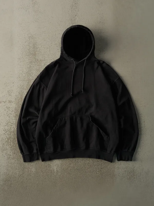 Vintage Y2K Black Blank Hoodie (L) sold by Rebalance Vintage
