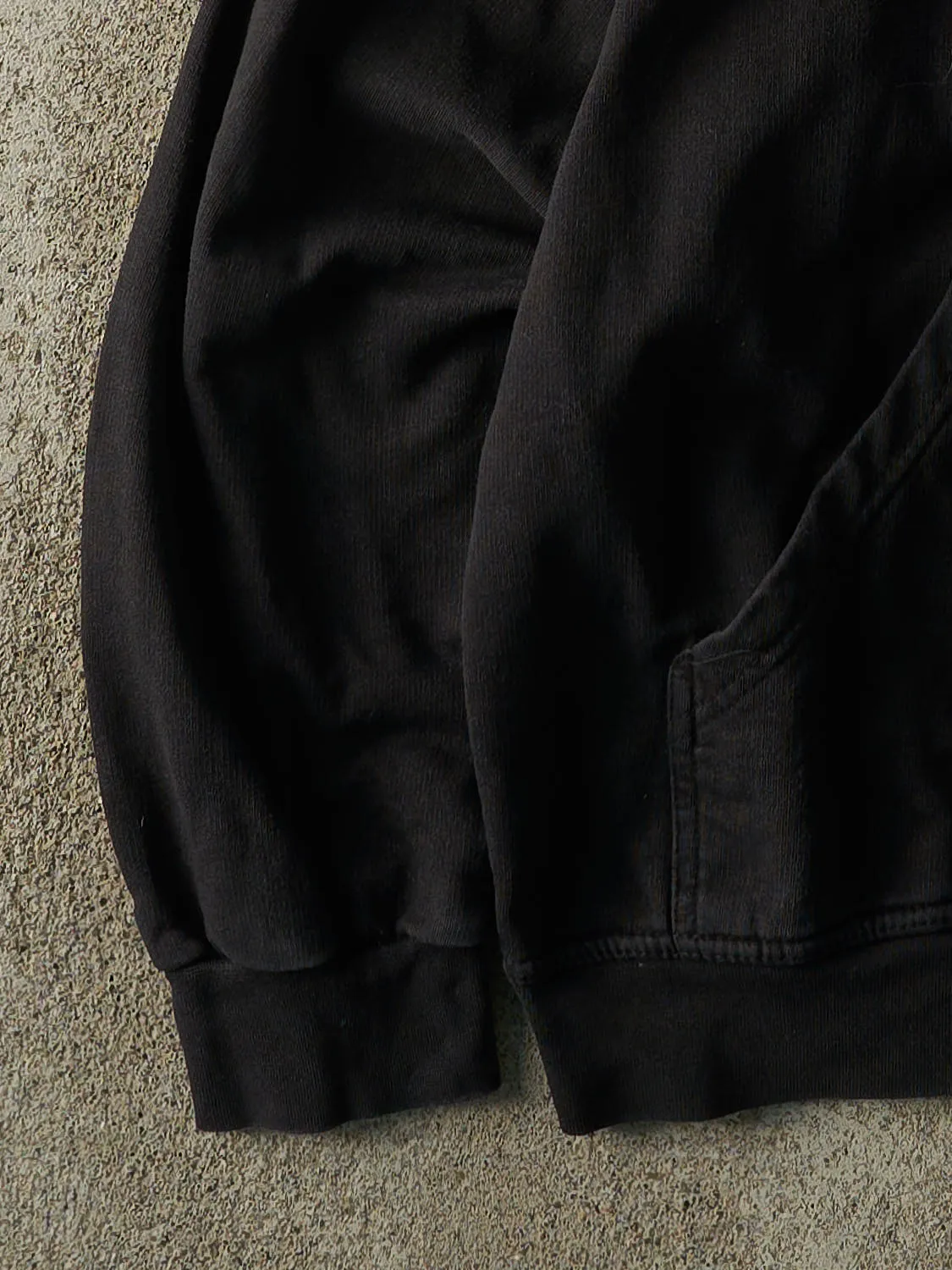 Vintage Y2K Black Blank Hoodie (L) sold by Rebalance Vintage product image thumbnail 3