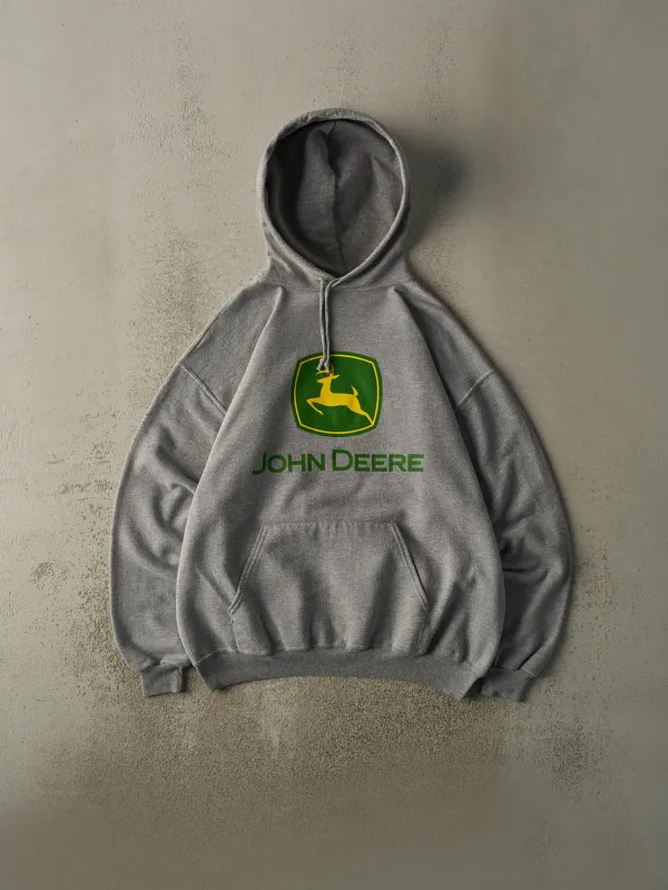 Vintage Y2K Grey John Deere Hoodie (L/XL) sold by Rebalance Vintage