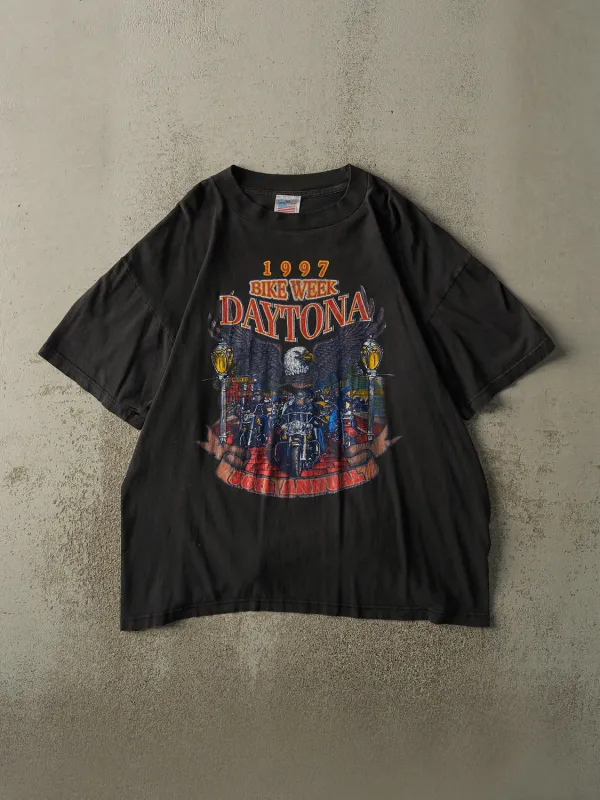 Vintage 97' Black Daytona Bike Week Tee (XL) sold by Rebalance Vintage