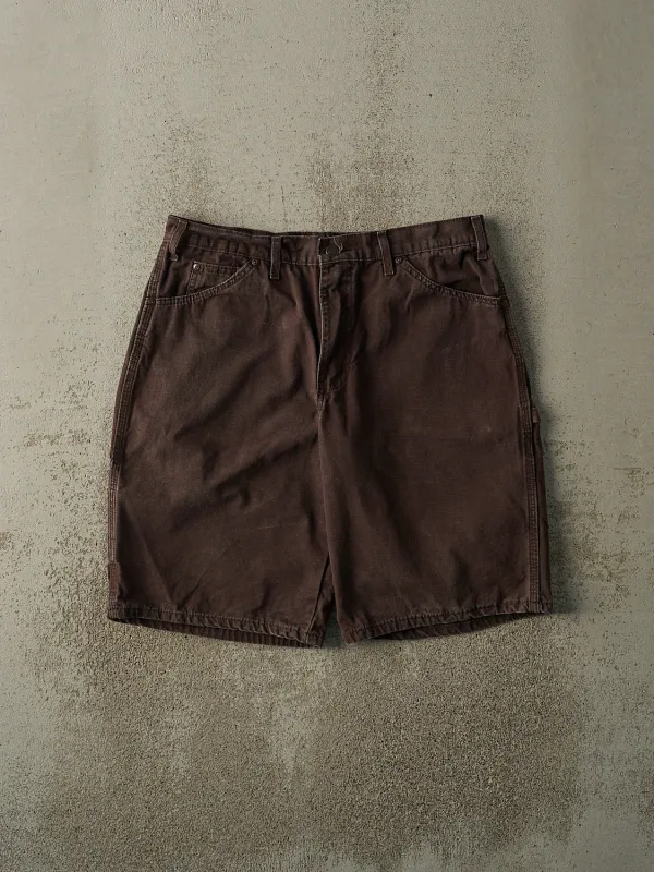 Vintage 90s Brown Dickies Carpenter Shorts (34x11.5) sold by Rebalance Vintage