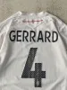 Vintage 09' White England #4 Steven Gerrard Soccer Jersey (M/L) sold by Rebalance Vintage