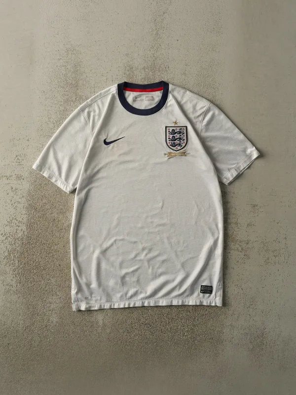 Vintage 13' White Nike England Soccer Jersey (S/M) sold by Rebalance Vintage