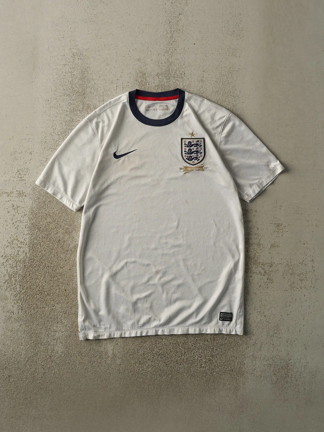 Vintage 13' White Nike England Soccer Jersey (S/M) sold by Rebalance Vintage