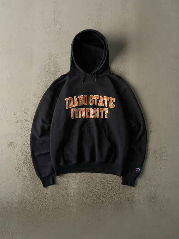 Vintage 90s Black Idaho State University Hoodie (M) sold by Rebalance Vintage