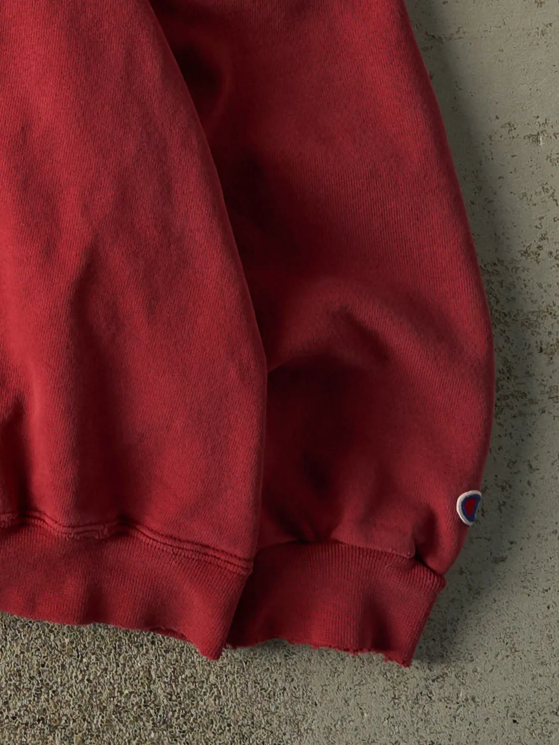 Vintage Y2K Faded Red Champion Embroidered Crewneck (XL) sold by Rebalance Vintage product image thumbnail 3