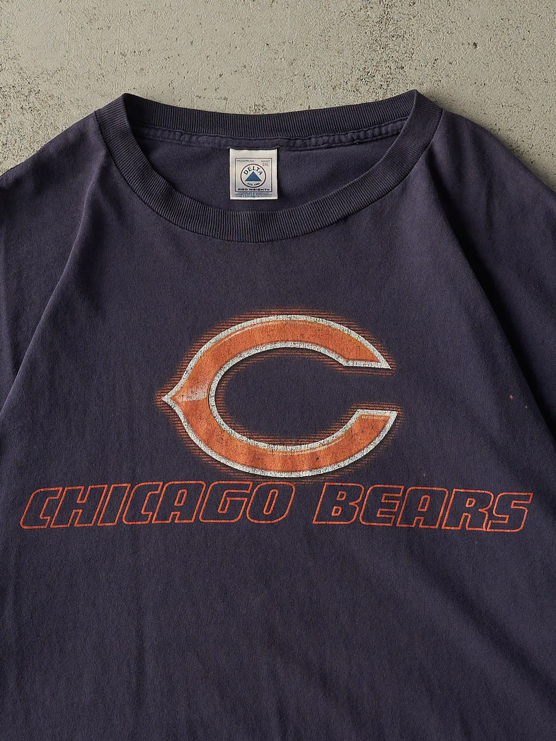 Vintage Y2K Navy Blue Chicago Bears Tee (XL/XXL) sold by Rebalance Vintage product image thumbnail 2