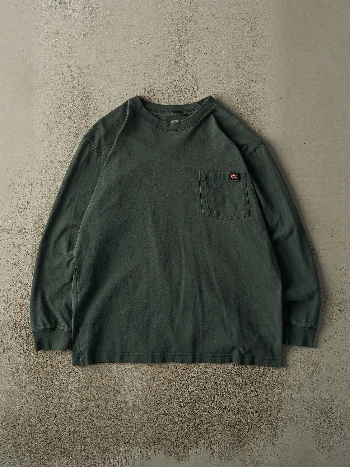 Vintage Y2K Green Dickies Pocket Long Sleeve (L) sold by Rebalance Vintage