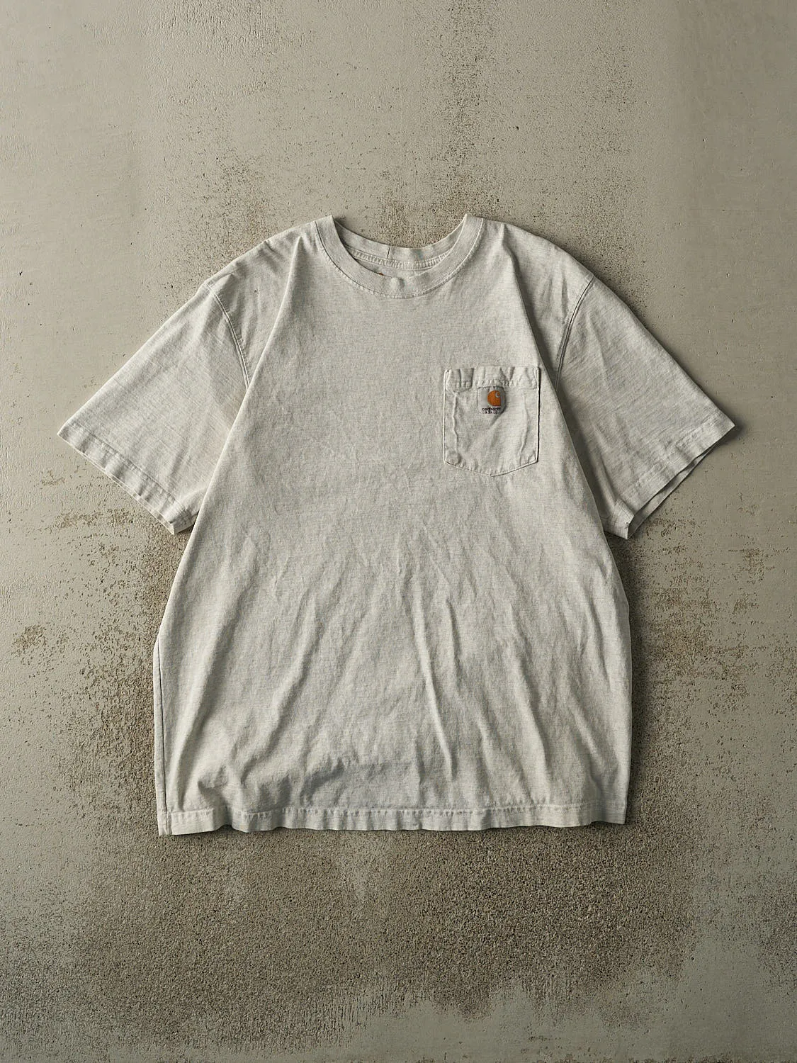 Vintage Y2K Heather Grey Carhartt Pocket Tee (XL) sold by Rebalance Vintage