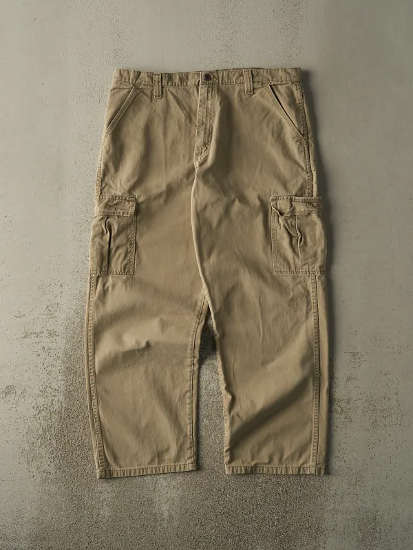 Vintage 90s Beige Wrangler Cargo Pants (37x29) sold by Rebalance Vintage
