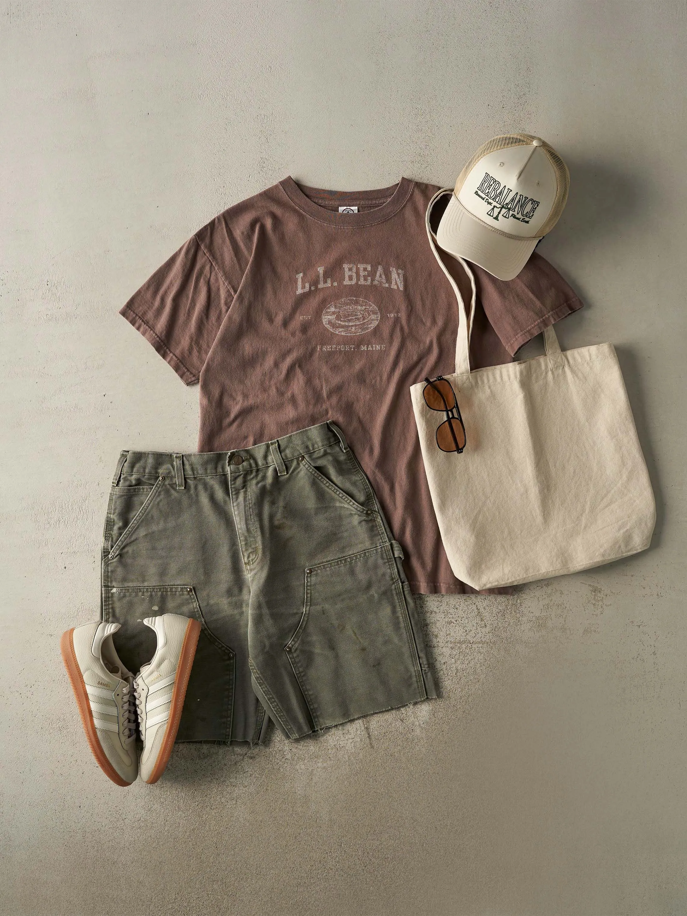 Vintage Y2K Green Carhartt Double Knee Carpenter Cut Off Shorts (31x9.5) sold by Rebalance Vintage product image thumbnail 2