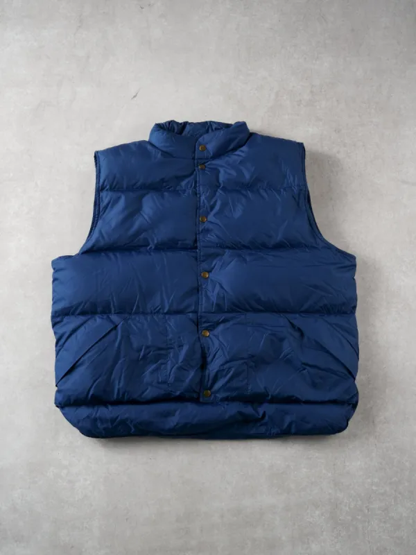 Vintage 90s Royal Blue LL Bean Puffer Vest (XL) sold by Rebalance Vintage