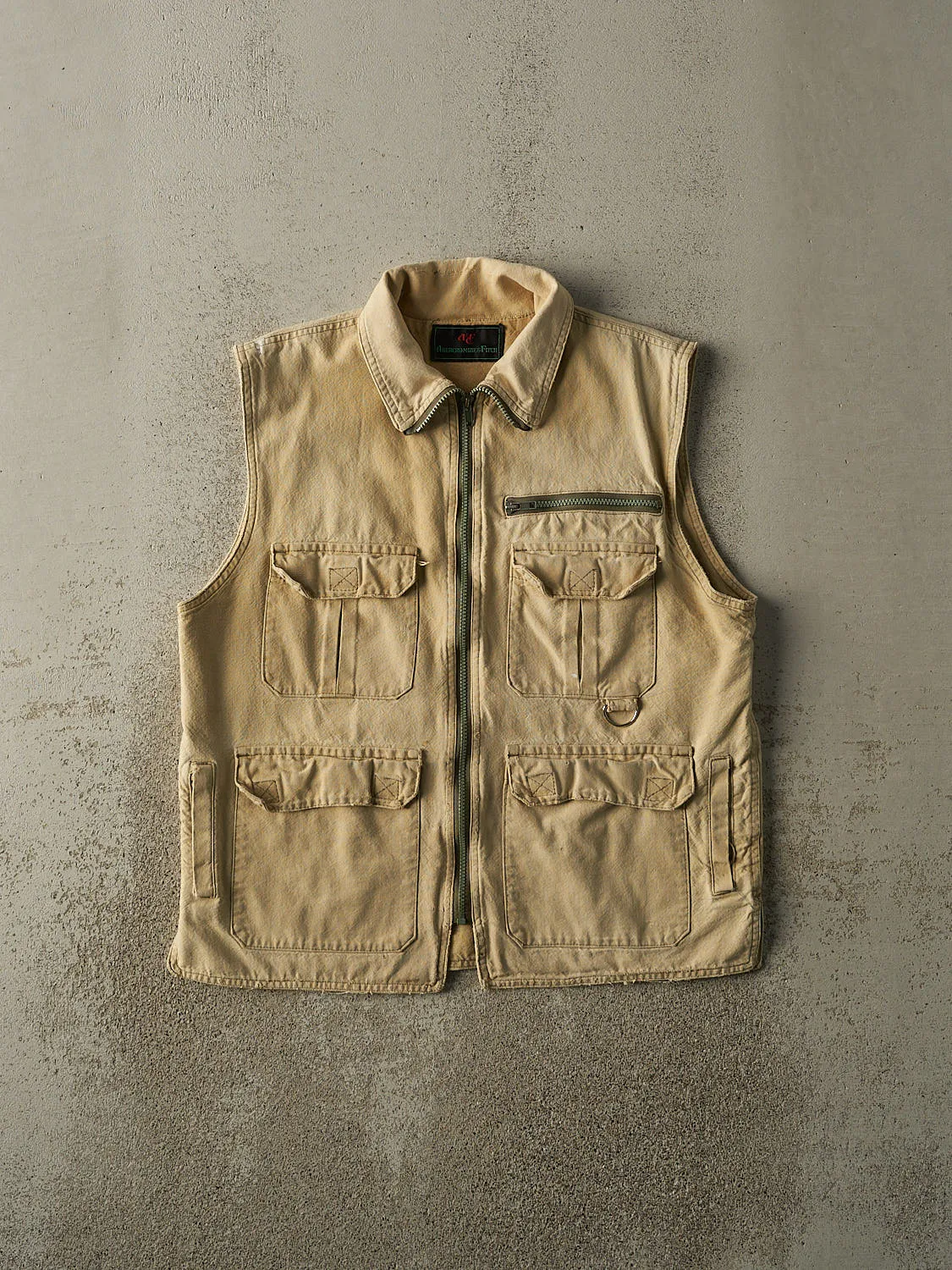 Vintage 90s Beige Fishermans Vest (M/L) sold by Rebalance Vintage