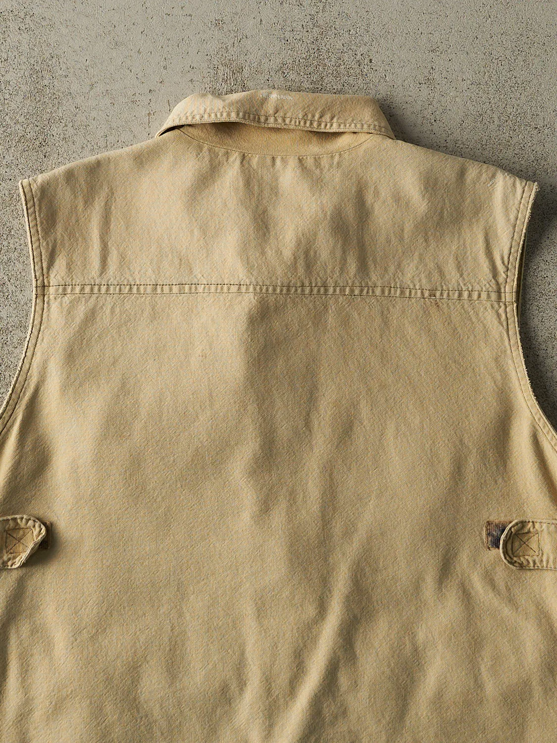 Vintage 90s Beige Fishermans Vest (M/L) sold by Rebalance Vintage product image thumbnail 4