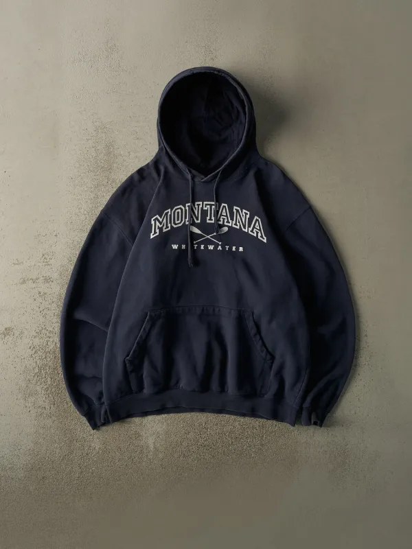 Vintage Y2K Navy Blue Montana Whitewater Hoodie (XL/XXL) sold by Rebalance Vintage