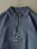 Vintage 90s Slate Blue Wind River Embroidered Quarter Zip Sweater (M/L) sold by Rebalance Vintage