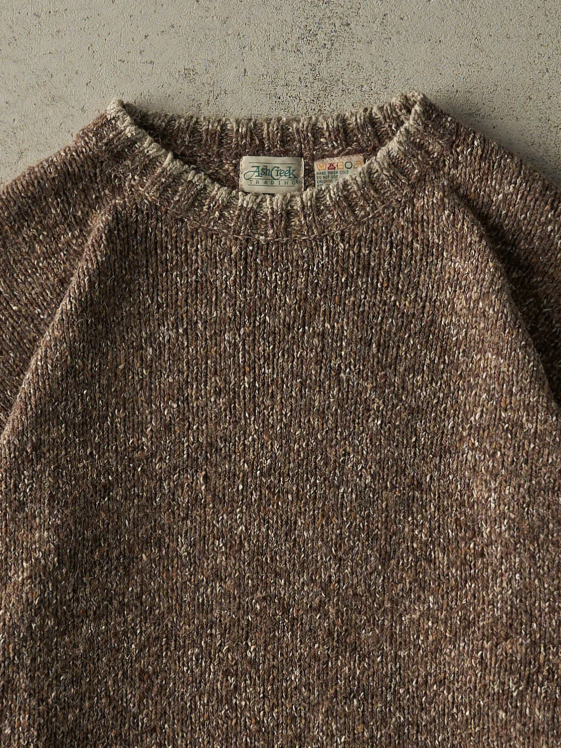 Vintage 90s Brown Simple Pullover Knit (L/XL) sold by Rebalance Vintage product image thumbnail 2