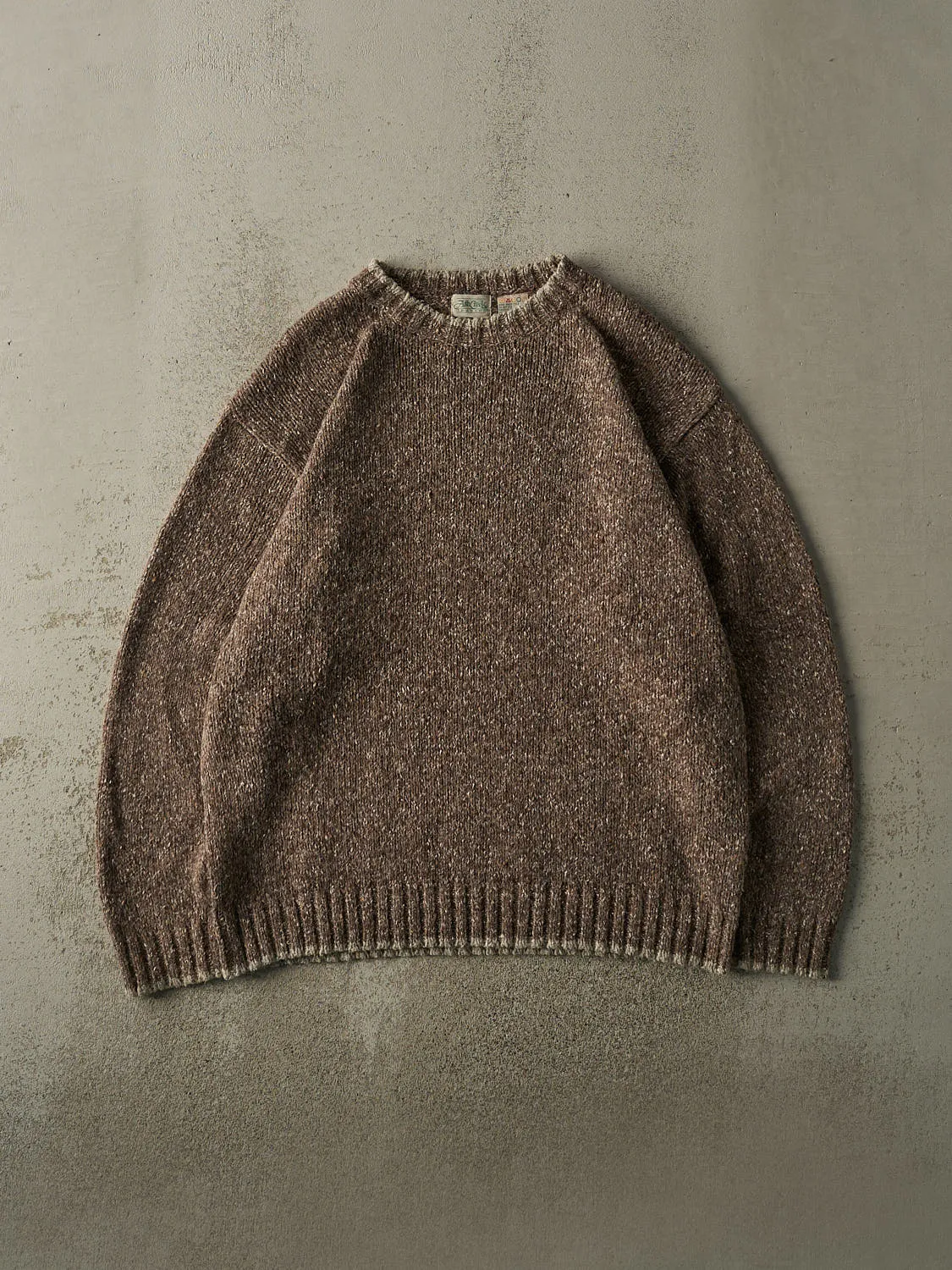 Vintage 90s Brown Simple Pullover Knit (L/XL) sold by Rebalance Vintage