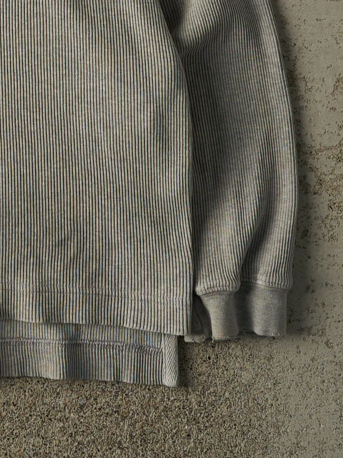 Vintage 90s Grey Gap Quarter Button Long Sleeve (XL) sold by Rebalance Vintage product image thumbnail 3