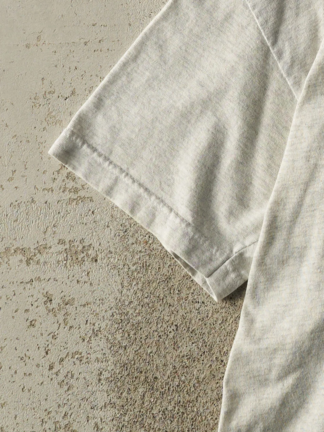 Vintage 90s Heather Grey "To Go Hunting?" Fishing Slogan Tee (S/M) sold by Rebalance Vintage product image thumbnail 3