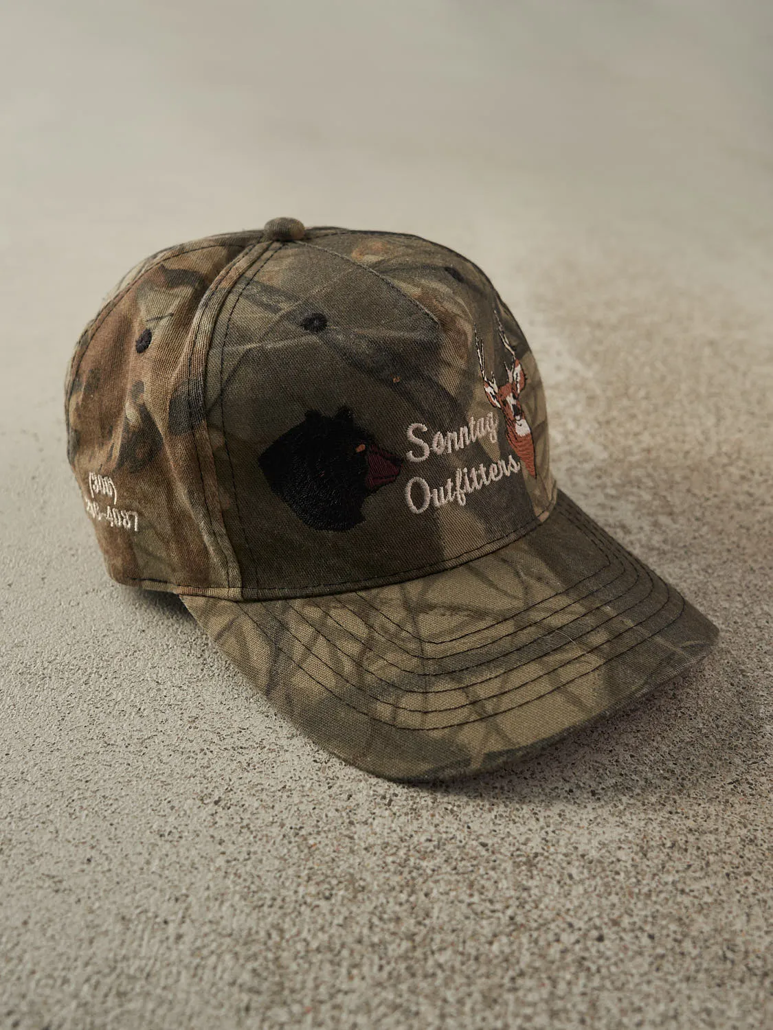 Vintage Y2K Camo Embroidered Sonntag Outfitters Strapback sold by Rebalance Vintage product image thumbnail 4