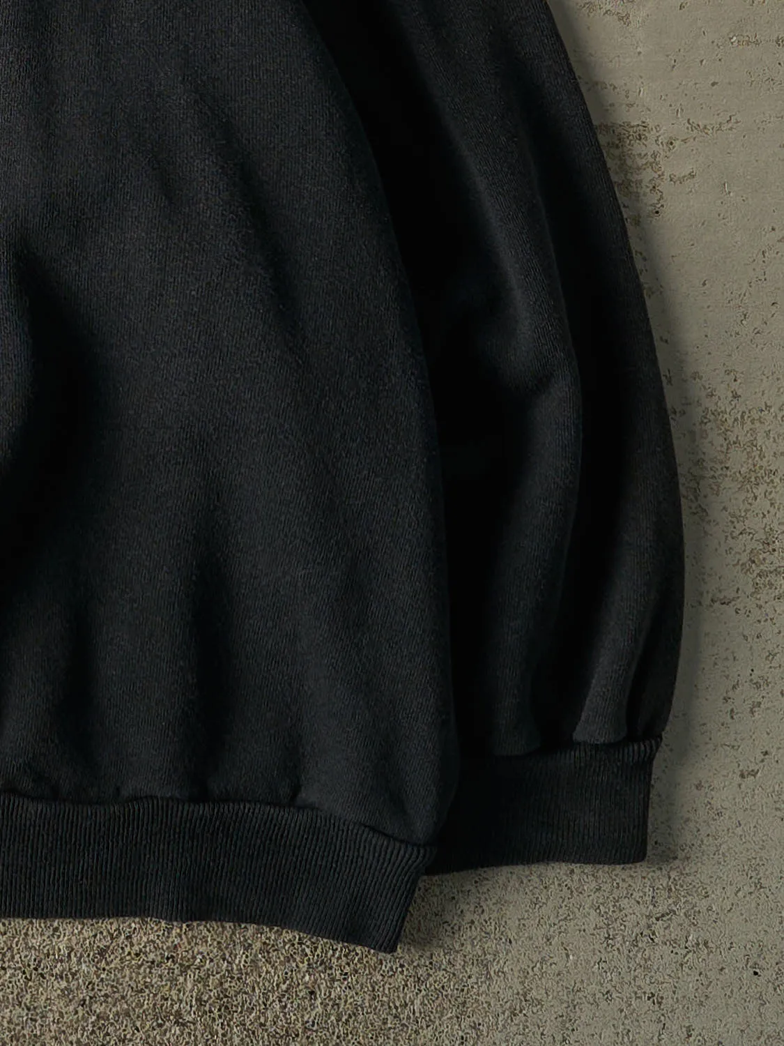 Vintage 90s Faded Black Blank Crewneck (XXL) sold by Rebalance Vintage product image thumbnail 3