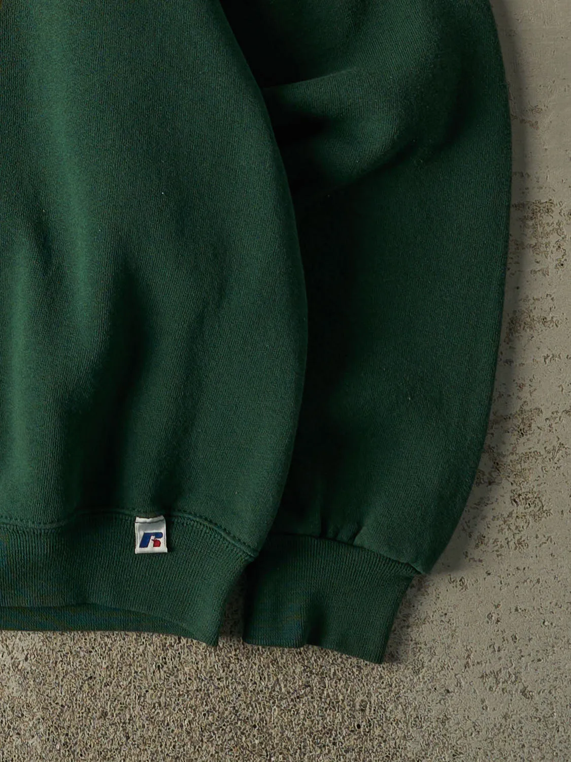 Vintage Y2K Green Fleming College Russell Athletic Crewneck (L/XL) sold by Rebalance Vintage product image thumbnail 3