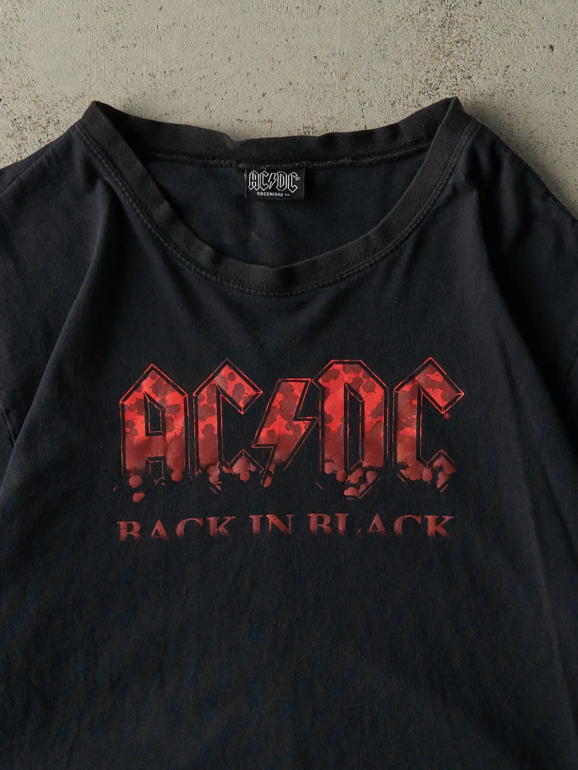 Vintage 06' Black ACDC Back In Black Band Tee (XL) sold by Rebalance Vintage product image thumbnail 2