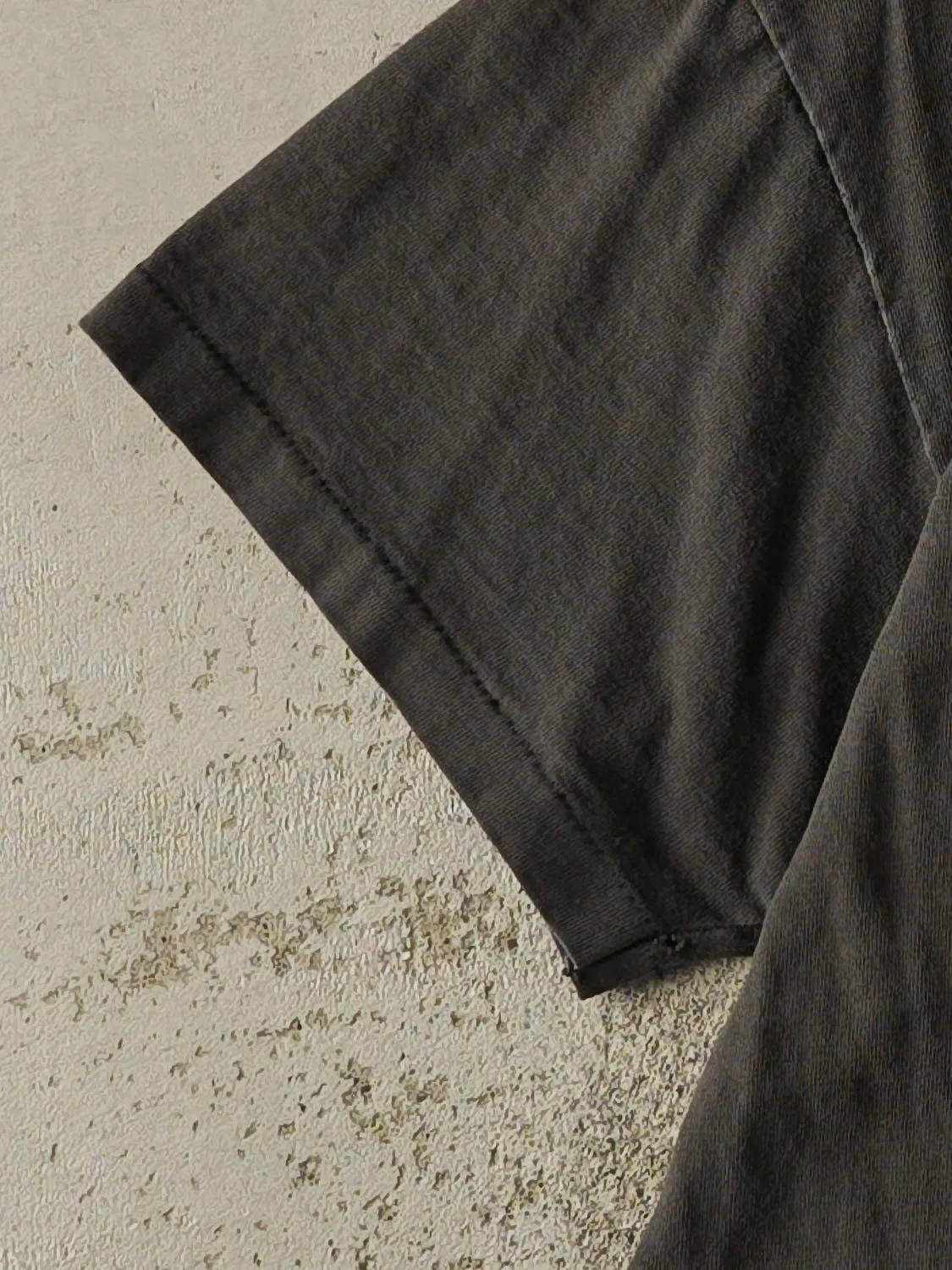 Vintage 90s Faded Black Blank Pocket Tee (M) sold by Rebalance Vintage product image thumbnail 3