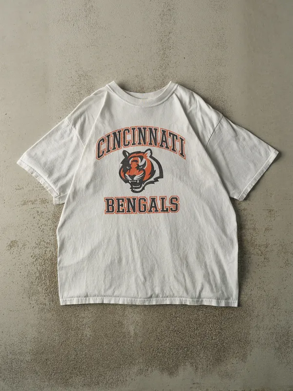 Vintage Y2K White Cincinnati Bengals Tee (L/XL) sold by Rebalance Vintage