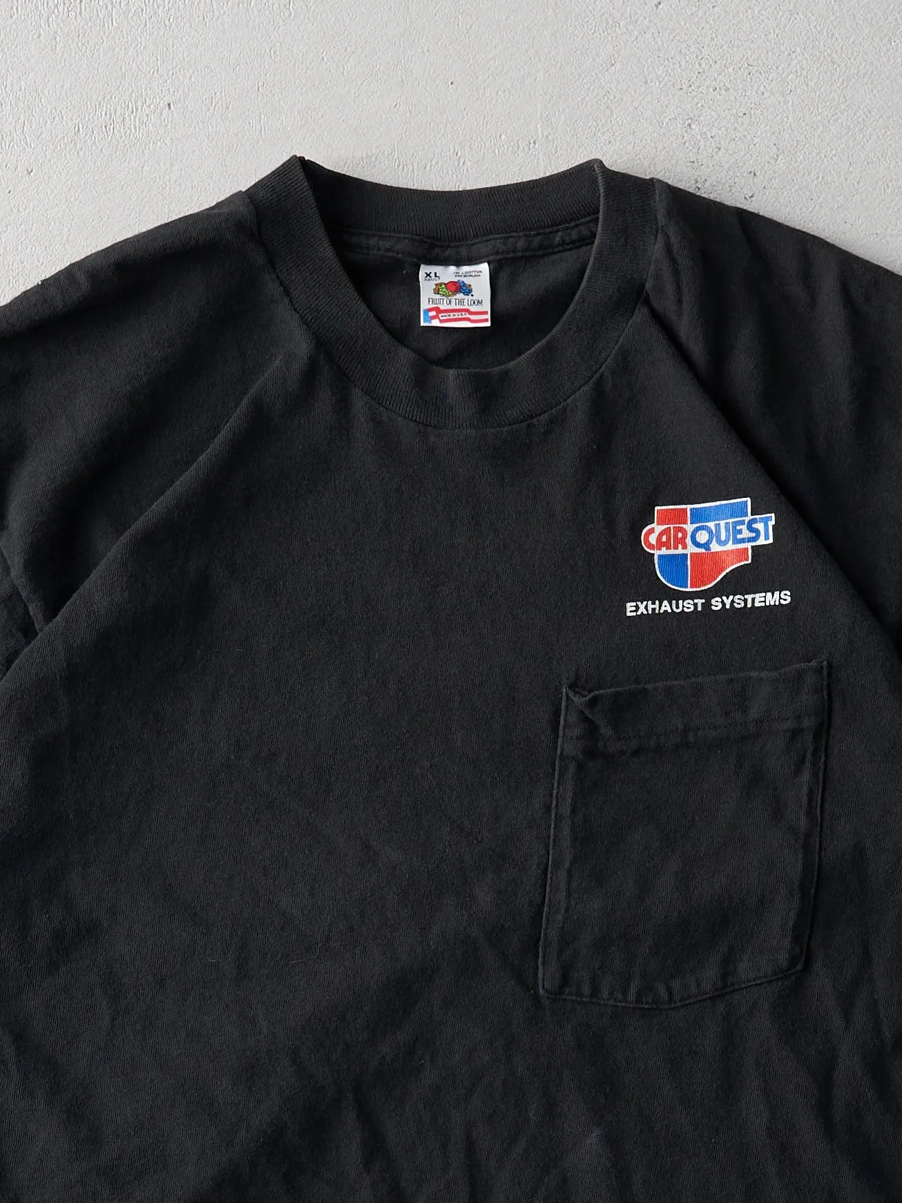 Vintage 90s Black Car Quest Single Stitch Pocket Tee (M/L) sold by Rebalance Vintage product image thumbnail 2